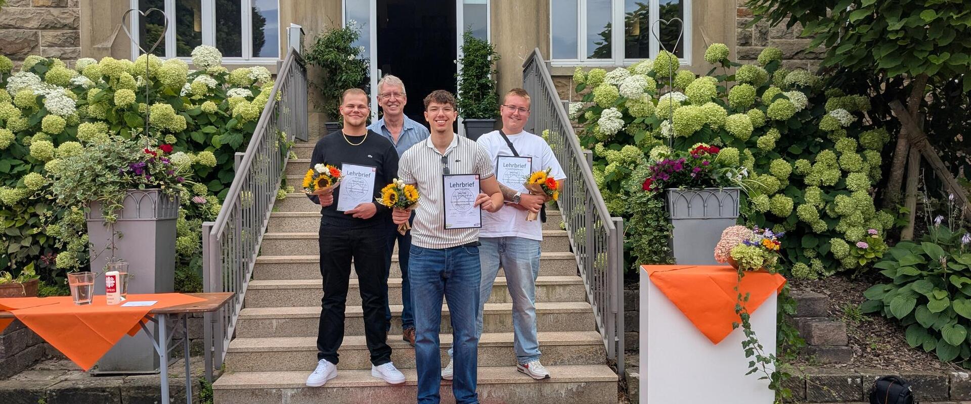 Absolventenfeier auf dem Hellberg