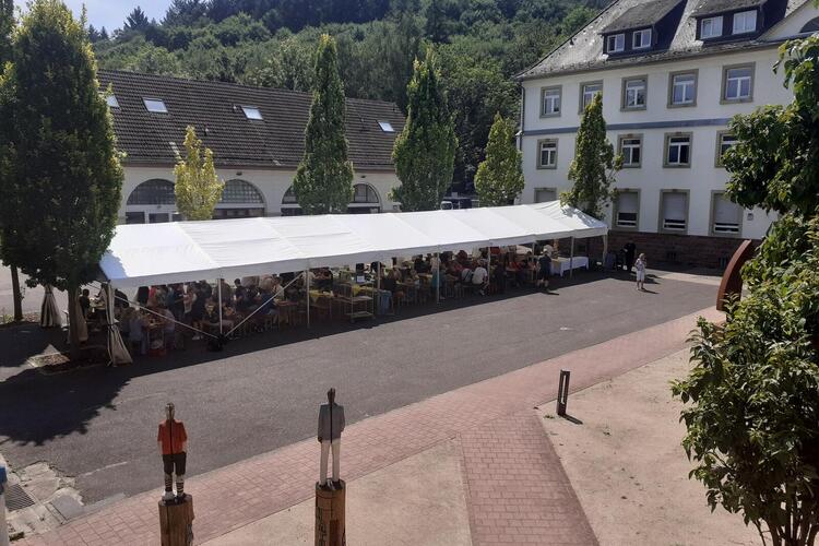 Blick in den Hof